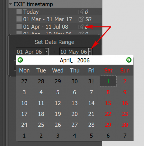 FastRawViewer 1.4. Date Setting