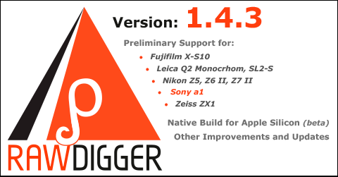 RawDigger 1.4.3