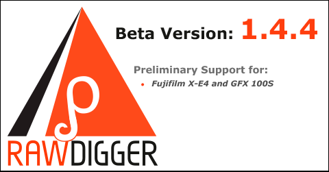 RawDigger 1.4.4 Beta
