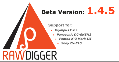 RawDigger 1.4.5 Beta