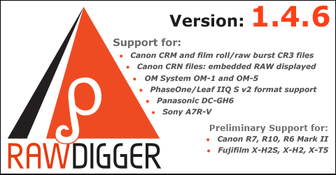 RawDigger 1.4.6