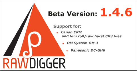RawDigger 1.4.6 Beta