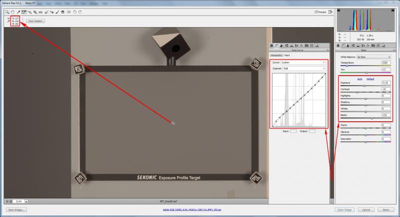 ISO 50, ACR Process 2012 Default Settings Zeroed Out