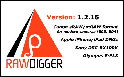 RawDigger 1.2.15