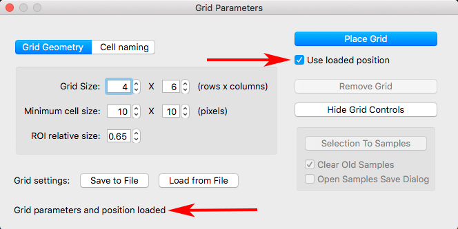 RawDigger 1.4. Use Loaded position